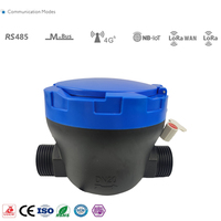 Compteur d'eau à ultrasons modèle chaud à bas prix LoRawan Mbus Modbus compteur d'eau intelligent numérique débitmètre classe B MID CE ISO 4064