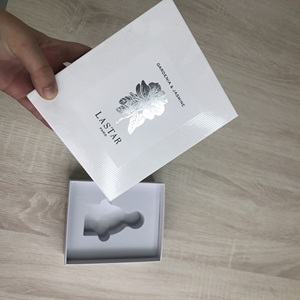 Custom White Rigid Perfume <b>Boxes</b> with Silver Foil Print - Luxury Perfume Packaging <b>Boxes</b> with Custom Foam Insert Gift <b>Boxes</b> - Product Image 4