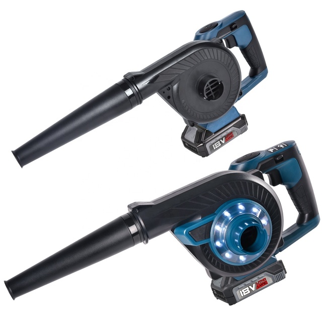 Cordless Handheld Blower & Vacuum DIY 18V Battery Powered High Airflow Leaf & Dust Cleaning Tool