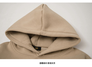 Haute qualité 350 garçons à la mode couleur unie sérigraphié sweats à capuche pour garçons et filles vêtements d'hiver en gros - Product Image 3