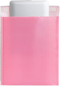Petites enveloppes doublées de bulles roses enveloppes d'expédition roses rembourrées enveloppe auto-scellante étanche, antichoc et anti-poussière - Product Image 3