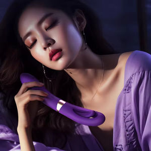 Vibrador de Doble Estimulación con 10 Frecuencias, Simulador de Lengua, Resistente al Agua, para Masturbación Femenina, con Vibración y Estimulación de Dedos - Product Image 4