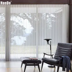 Vertical Blinds Blinds Home Decor Smart Electric Vertical Venetian Blinds Office Living Room Semi-shading Sunshade Vertical Window Blind Curtain