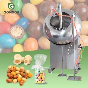Máquina de Revestimento de Amêndoas, Gomas, Mini Nozes, Tâmaras, <span class=keywords><strong>Chocolate</strong></span> e Amendoim com Açúcar à Venda - Product Image 1