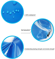 Rouleau de bâche en PVC de marque WELL, tissu écologique en HDPE, imperméable, enduit de vinyle, couverture en toile anti-UV, durable pour les articles d'extérieur