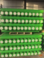 Rouleau de bâche en PE vert 120 g/m², imperméable et résistant à l'abrasion