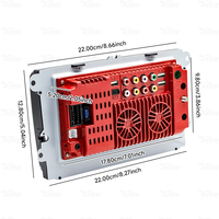 BQCC 2 DIN 9 Zoll Kabelloses Carplay Android Auto RDS Radio AUX USB TF-Karte für Anrufe Musik Rückfahrhilfe Auto-Multimedia Android Autoradio