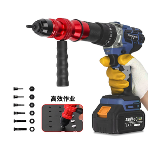 Pistolet à écrous électrique de qualité industrielle <span class=keywords><strong>LISCA</strong></span> L-HT2317 pour M3-M10 avec têtes de conversion en aluminium - Product Image 2