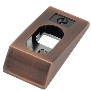Supports d'extrémité de <span class=keywords><strong>tringle</strong></span> de suspension ovale en aluminium pour armoire et placard, pour quincaillerie de placard - Product Image 6