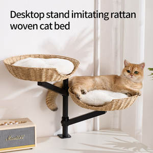 Современная модная кровать для кошек из массива дерева, пещера, оптовая продажа, домашний стол, кошачий стол, качественный дизайн для круглогодичного использования, упакованный в коробку - Product Image 3