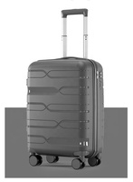 Ensemble de valises de voyage incassables à roulettes, résistantes aux chocs, avec sac de cabine moderne à roulettes, 3 pièces, en polyester PP 190D, fermeture éclair