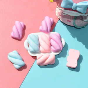 Nouvelles pinces à cheveux en résine imitation barbe à papa, mignonnes et créatives, pour accessoires de coiffure DIY - Product Image 5