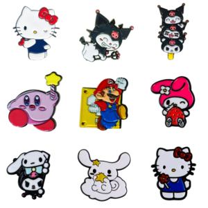 Groothandel Anime Cartoon PCS Metal Pins Op maat gemaakte broches revers badges dieren grappige sieraden cadeaus voor kinderen vrienden levensgroot - Product Image 1