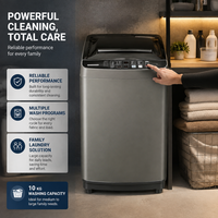Front Loading Washing Machine 10-12kg Gravity Drainage Washer with 355W Power 1000 RPM Spin Speed