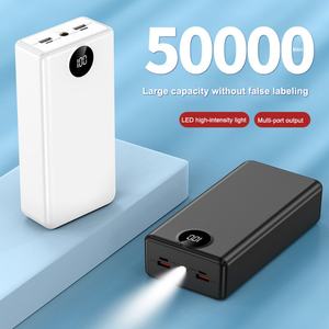 Chargeur portable double USB haute capacité 100000 mAh 10W 80000 mAh 50000 mAh avec écran LED, batterie externe pour extérieur - Product Image 2