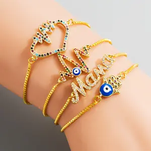 Hovanci 2021 Eenvoudige Armbanden Boho Retro Shell Moon Star Crystal Kralen Gouden Ketting Armband Set Strand Fashion Bangle Sieraden