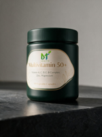Multivitamines OEM 50+, Vitamines A, C, D, E, Complexe B, Zinc et Magnésium, Complément Alimentaire Quotidien, 90 Capsules Végétales pour Adultes