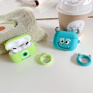 Cuffie in Silicone Della Copertura Per <span class=keywords><strong>Airpods</strong></span> pro Caso 3D Fumetto Sveglio Monsters Mike Sully Auricolare Per Il Caso di Aria 3 baccelli Orecchio casi di baccelli - Product Image 6
