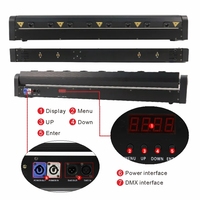 Barre de faisceau laser Club de lumière laser à 8 yeux Barre LED à 8 yeux Lumière laser à tête mobile pour boîte de nuit Ktv
