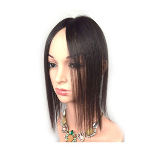 Pelucas coreanas premium Cosmo en Corea (6x9)-12 pulgadas, peluca de cabello humano liso premium, textura suave, acabado natural para mujeres - Product Image 1