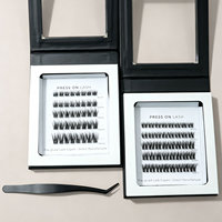 Cils auto-adhésifs sans bande, effet naturel, imperméables, taille personnalisée, vente en gros, marque privée, Royaume-Uni, France, Italie