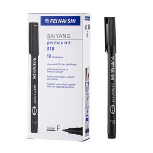 Vente <span class=keywords><strong>en</strong></span> <span class=keywords><strong>gros</strong></span> 318F marqueur permanent de couleur noir stylo marqueur à pointe fine - Product Image 1