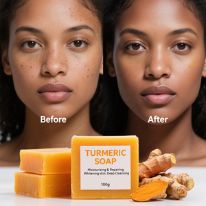 Oem Odm Turmeric Lemon <b>Kojic</b> <b>Acid</b> <b>Soap</b> Natural Skin Brightening Bar For Face Body Anti Acne Fade Deep Cleansing - Product Image 5