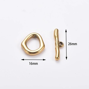 Lote de 5 Juegos de Cierres OT de Acero Inoxidable para DIY, Ganchos de Palanca para Collares y Pulseras, Conectores, Accesorios para Fabricación de Joyas - Product Image 4