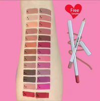 Private Label Mineralischer Natürlicher Veganer Lipliner Stift Hochpigmentiert Wasserfest Langanhaltend Individuelles Logo 26 Farben Großhandel
