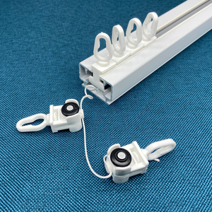 Best Selling <span class=keywords><strong>Ripple</strong></span> S Fold Runner Curtain Track Acessórios Master Glider S Wave Curtain Tape S Fold Curtain Runner - Product Image 5