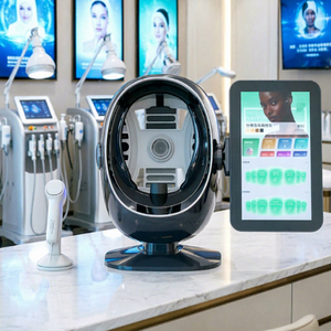 เครื่องวิเคราะห์ผิว AI ปี 2026 รุ่น 8 สเปกตรัม หน้าจอสัมผัส 3 มิติ พร้อมหัววัดแบบพกพาสำหรับตรวจจับความชื้นและการวิเคราะห์สภาพผิว - Product Image 1