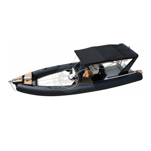 2024 Hypalon Rib Boat 860 avec console centrale <span class=keywords><strong>de</strong></span> bateau d'eau salée gonflable 9m <span class=keywords><strong>de</strong></span> profondeur v péniches <span class=keywords><strong>de</strong></span> <span class=keywords><strong>luxe</strong></span> - Product Image 4