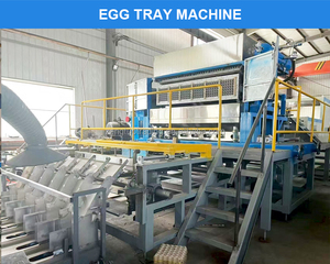 เครื่องจักรผลิตถาดไข่จากเยื่อกระดาษรีไซเคิลของ Zengtuo Machinery  กำลังการผลิต 6000 ชิ้น พร้อมสายการผลิตแบบอบแห้งอัตโนมัติ - Product Image 4