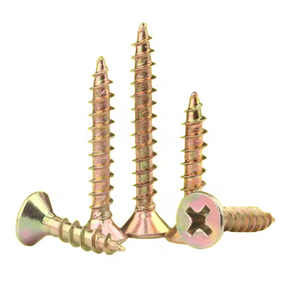 Tornillos autorroscantes de zinc amarillo 5x25mm estándar ISO para aglomerado/Tablero <span class=keywords><strong>OSB</strong></span>, tornillos de acabado de óxido negro para madera, acero inoxidable, métricos - Product Image 2