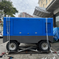 Compresseur d'air portable Airstone industriel à moteur diesel Cummins, à vis, à compression en deux étapes, refroidissement par huile, contrôlé par PLC