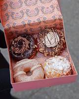 Boîte à donuts personnalisée avec impression, 1, 2, 4, 6, 12 emplacements, emballage imprimé pour donuts et sucreries