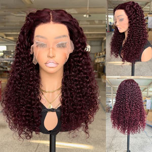 Peluca de Cabello Humano Remy 100% Virgen con Cierre Bob, Larga, Rubia, Base de Encaje Francés, Sin Pegamento, Venta al por Menor, Cabello Natural, Muestras Gratis - Product Image 5