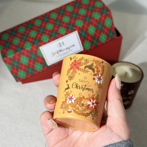 Juego de Velas Aromáticas de Cera de Soya Personalizables al por Mayor para Múltiples Ocasiones Navideñas, Velas Perfumadas Espirituales - Product Image 4