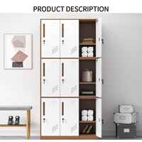 Armoire de rangement moderne en métal blanc grande capacité, armoire à vêtements en acier personnalisée, classeur de documents pour bureau, maison, commerce, appartement