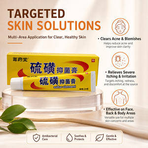 Unguento Antimicrobico allo Zolfo, Antiprurito, Cura della Scabbia, Antibatterico, Tinea Capitis, Dermatite Seborroica, Dissolve la Cheratina - Product Image 4