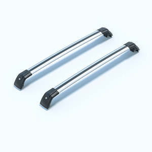 Barra transversal <span class=keywords><strong>universal</strong></span> de aleación de aluminio para techo, accesorios para <span class=keywords><strong>coche</strong></span> con equipaje, Material de hierro ABS - Product Image 1