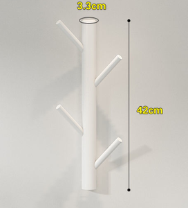 <span class=keywords><strong>Perchero</strong></span> de madera moderno montado en la <span class=keywords><strong>pared</strong></span> con ganchos sin taladro para una organización sin esfuerzo - Product Image 2