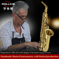 Manufacturer Wholesale Retail Professional High Grade Eb Woodwind Instrument X5 Purely Hand-carved Alto Saxophone
