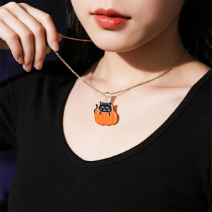 Venta al por mayor lindos Pines <span class=keywords><strong>de</strong></span> solapa esmaltados insignias Halloween <span class=keywords><strong>noviembre</strong></span> Acción <span class=keywords><strong>de</strong></span> Gracias Black Friday Market Wonderland colgantes regalos personalizados OK - Product Image 5