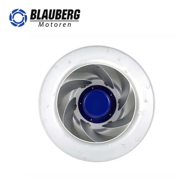 Blauberg มอเตอร์ไฟฟ้า48V 355mm, ใบพัดสเตนเลสใบพัดแบบไม่มีแปรงระบายความร้อน