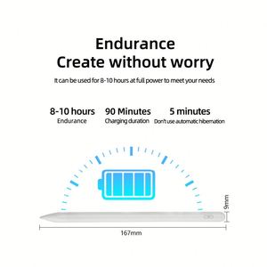 <span class=keywords><strong>ปากกา</strong></span>สไตลัสหน้า<span class=keywords><strong>จอ</strong></span>สัมผัสแบบสากล อลูมิเนียม ความไวสูง สำหรับ<span class=keywords><strong>เขียน</strong></span>และวาดภาพบนโทรศัพท์แอนดรอยด์ - Product Image 6