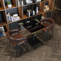 Mobilier de café moderne en cuir PU de bonne qualité couleur personnalisée canapé de restaurant de club siège de stand