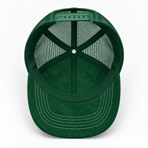 Casquette de baseball respirante en maille à 5 panneaux pour l'extérieur, personnalisable par les fabricants, avec logo brodé 3D, casquette trucker en daim - Product Image 3