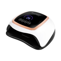 Lampe à ongles 168W à séchage rapide pour vernis gel, avec 42 perles LED, lampe UV, logo personnalisé, équipement d'amélioration des ongles