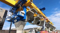 Lanceur de faisceau de grue pour la construction de ponts et ponts routiers érigeant des composants de moteur de noyau Outil de lancement de faisceau de béton